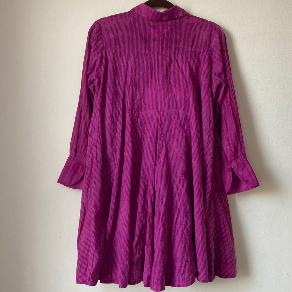 Johnny Was Amanda Bond Donna Flare Mini Dress Fuchsia Pink Size XS/S - Picture 5 of 16